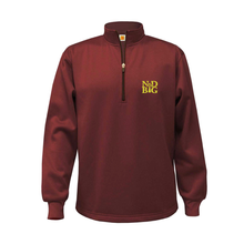Load image into Gallery viewer, NDBG DRI-FIT 1/4 ZIP NAVY OR WINE W/ LOGO