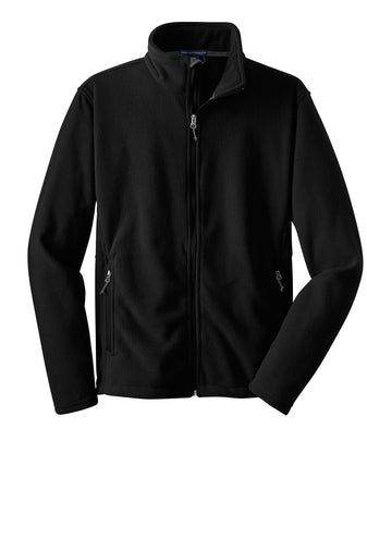 GILROY K-8 BLACK FULL ZIP FLEECE W/ LOGO