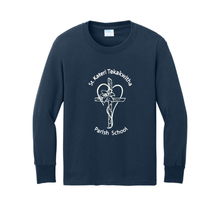 Load image into Gallery viewer, ST. KATERI PE T-SHIRT NAVY with logo