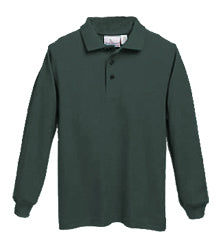 SQUARE PRE-K-5 L/S POLO