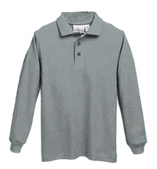 SQUARE PRE-K-5 L/S POLO