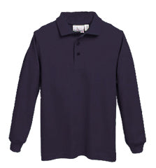 SQUARE PRE-K-5 L/S POLO