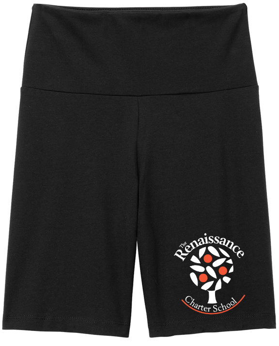 Renaissance Black Bike Shorts (DT7509) - FINAL SALE