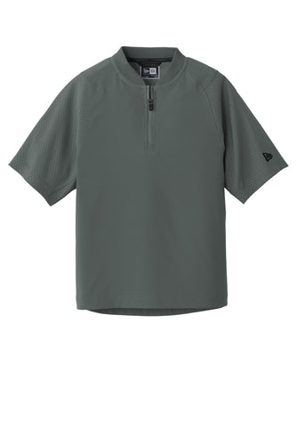 ALLSTARS NEW ERA S/S 1/4 ZIP JACKET IN GREY (YOUTH AND ADULT)