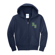 Load image into Gallery viewer, DOANE STUART FULL ZIP HOODED SWEATSHIRT with logo- FINAL SALE