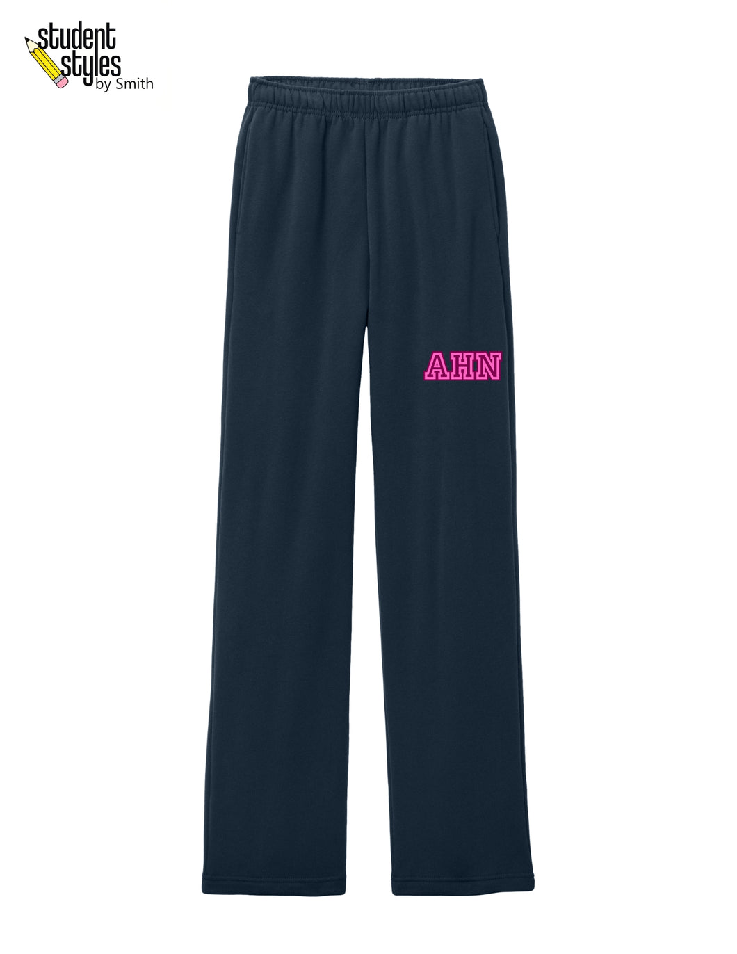 AHN Bella Canvas Navy Sweatpant (Chose Logo Color)