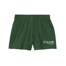 Load image into Gallery viewer, ST. JUDE GREEN PE SHORTS W/ LOGO