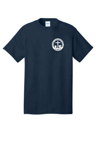 ST. PIUS X PE T-SHIRTS w/ NEW left chest logo!