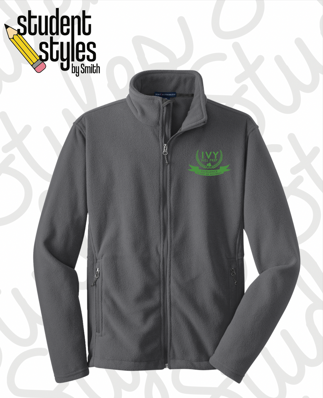Ivy Hill Full Zip GREY Fleece