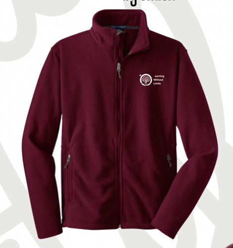 LEARNING WITHOUT LIMITS  FULL ZIP POLAR FLEECE w/logo