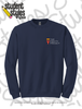 TEP Navy  Crewneck Sweatshirt with Logo