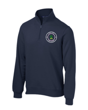 Load image into Gallery viewer, Forte Prep High School Dark Green or Navy 1/4 ZIP SWEATSHIRT (st253)
