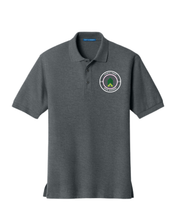 Load image into Gallery viewer, FORTE PREP HIGH SCHOOL SHORT SLEEVE POLO WITH LOGO in Steel Grey or White- cotton (K500)