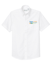 Load image into Gallery viewer, HAVEN MIDDLE SHORT SLEEVE OXFORD SHIRTS-WITH LOGO