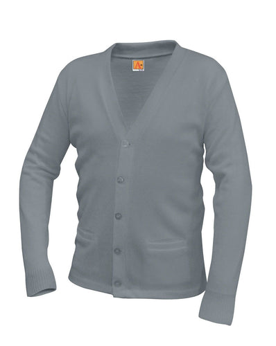 SQUARE PREK-5 V-NECK CARDIGAN SWEATER