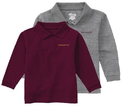 NAZARETH LONG SLEEVE POLO SHIRTS