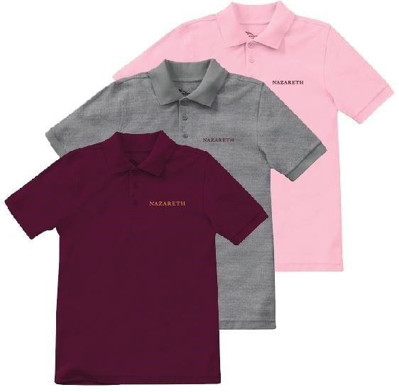 NAZARETH SHORT SLEEVE POLO SHIRTS