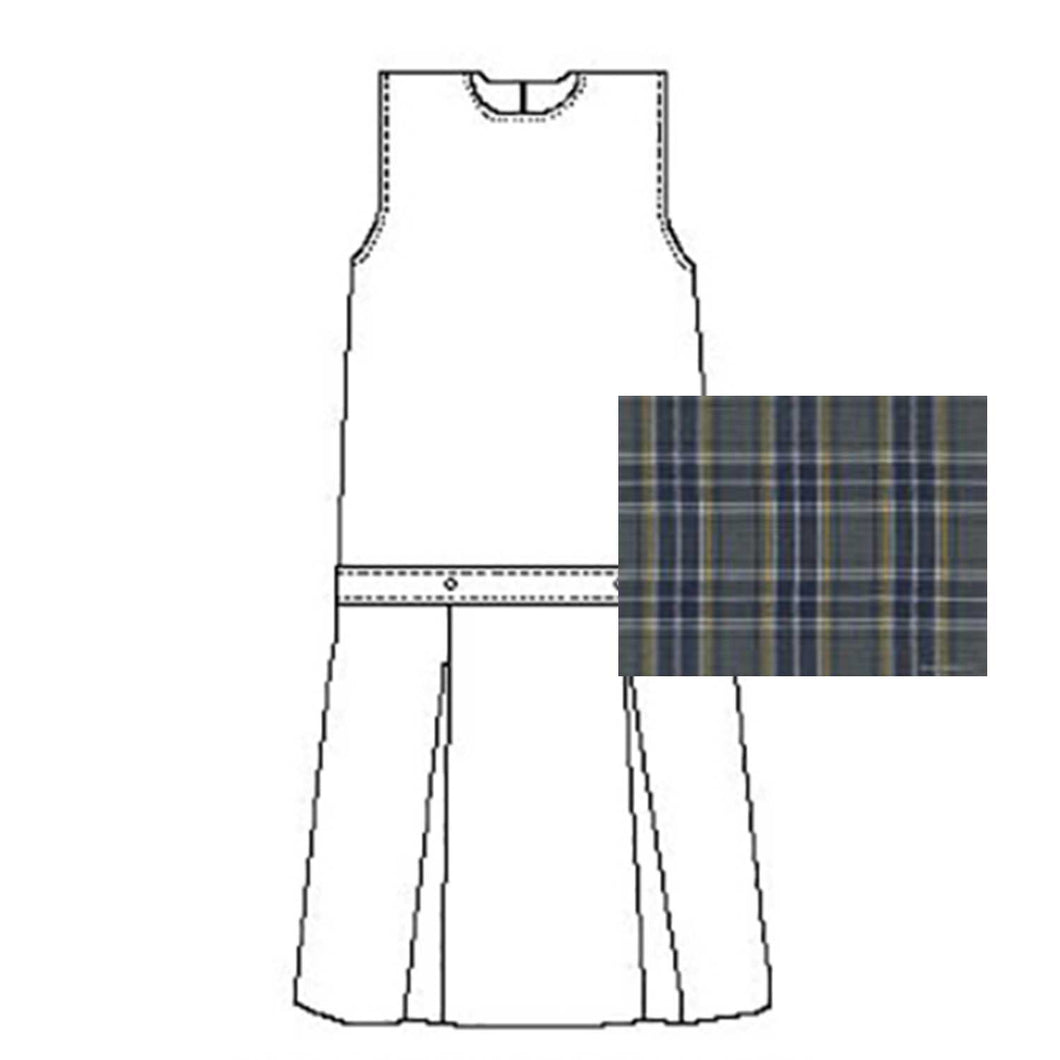 WHIN PLAID JUMPER K-2 ONLY