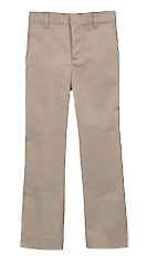 FLAT FRONT KHAKI TWILL PANT