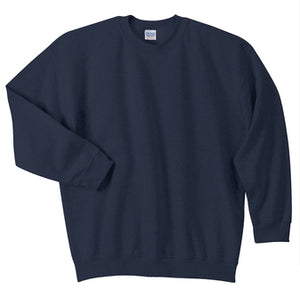 SMBS NAVY CREW NECK SWEATSHIRT WITH LOGO