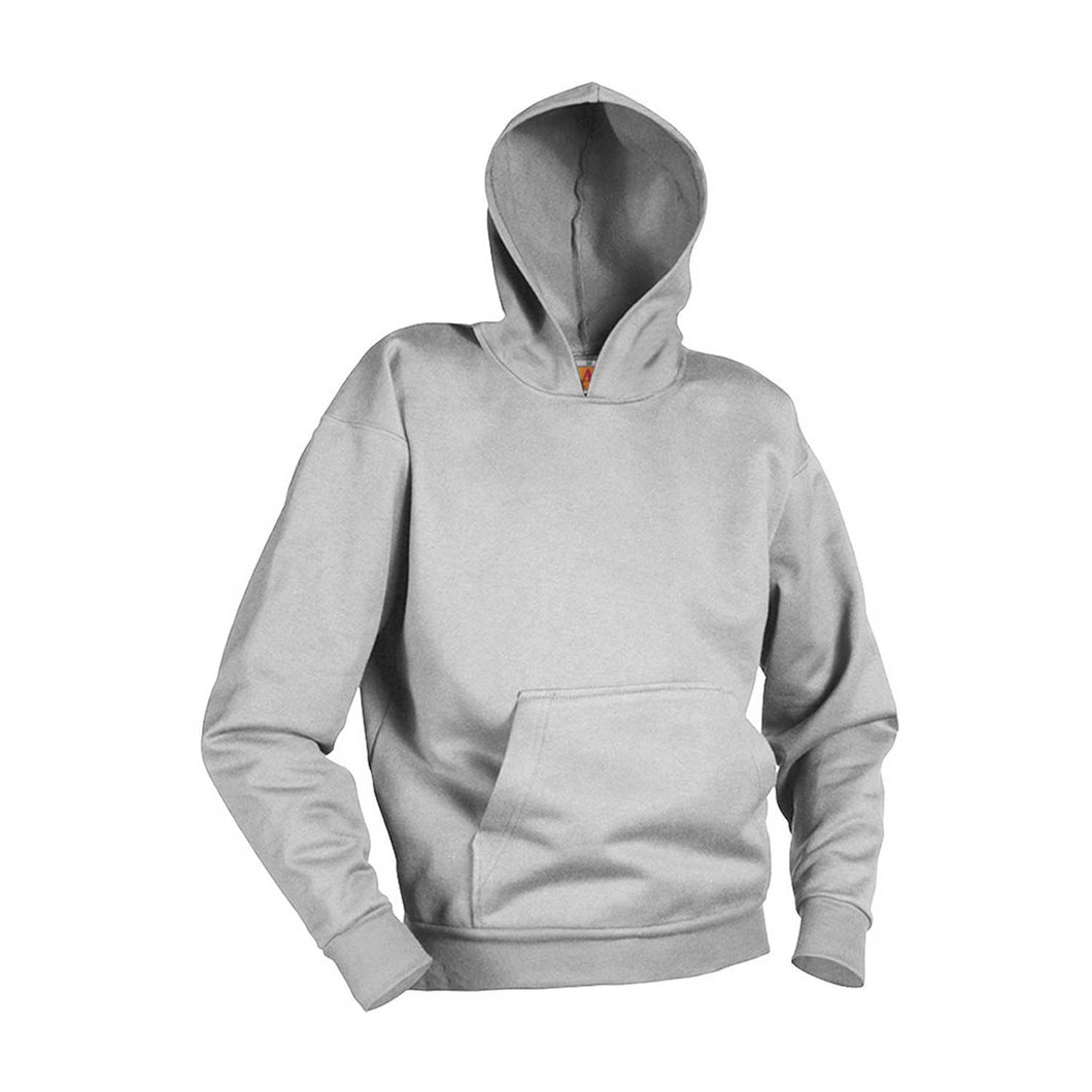 ST. MADELEINE GREY HOODED PULLOVER PE SWEATSHIRT