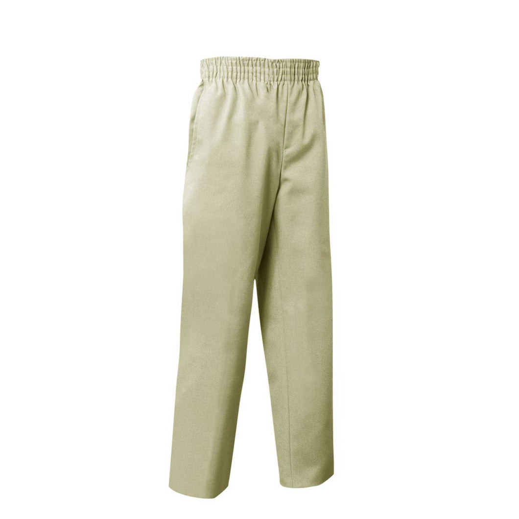 FULL ELASTIC PULL ON PANT KHAKI
