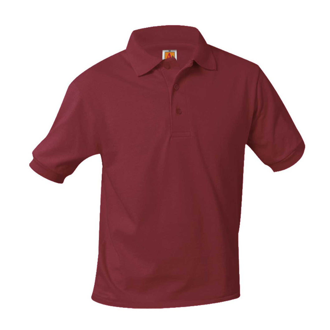 WINE SHORT SLEEVE POLO SHIRT
