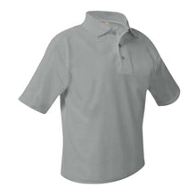 Load image into Gallery viewer, WHIN SHORT SLEEVE GREY POLO WITH LOGO- K-2 ONLY