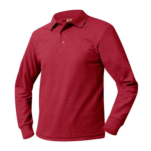 CSA LONG SLEEVE POLO SHIRTS WITH LOGO