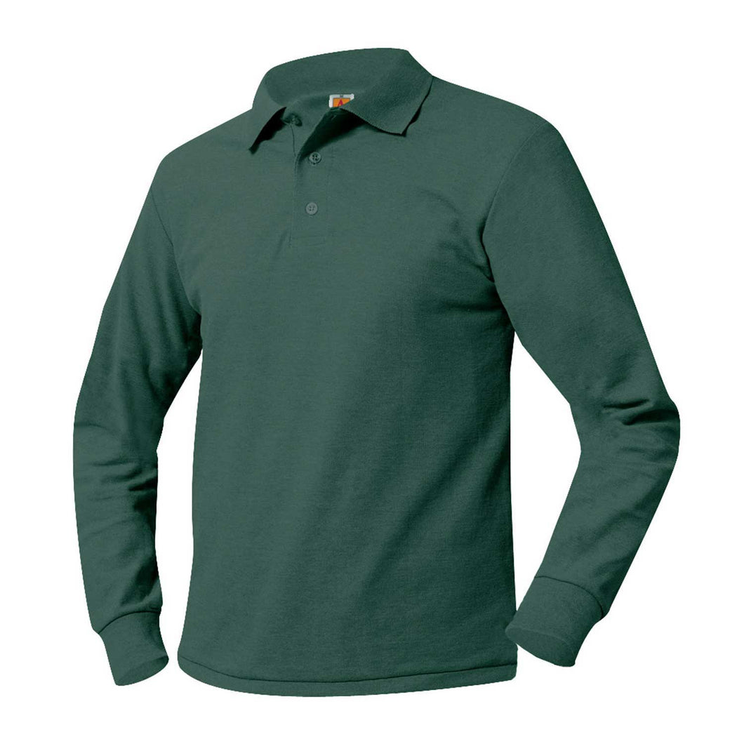 ST. JUDE LONG SLEEVE POLO WITH LOGO