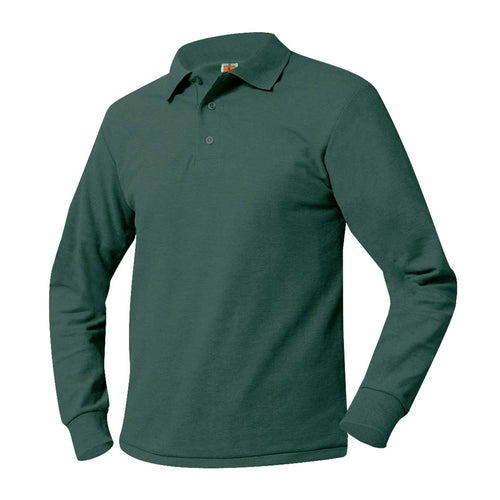 MCS LONG SLEEVE POLO WITH LOGO