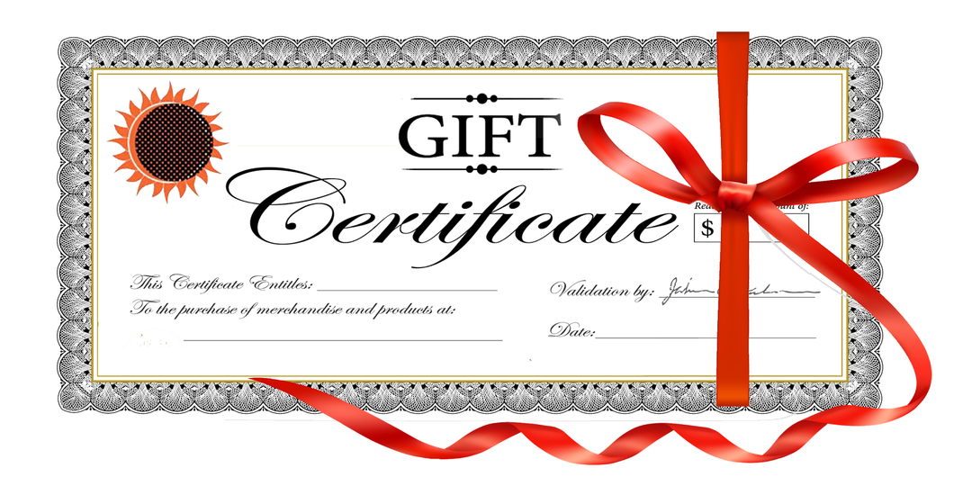 Gift Certificates