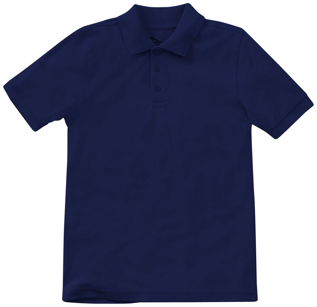 Doane Stuart Short Sleeve Polo Shirt with logo- FINAL SALE