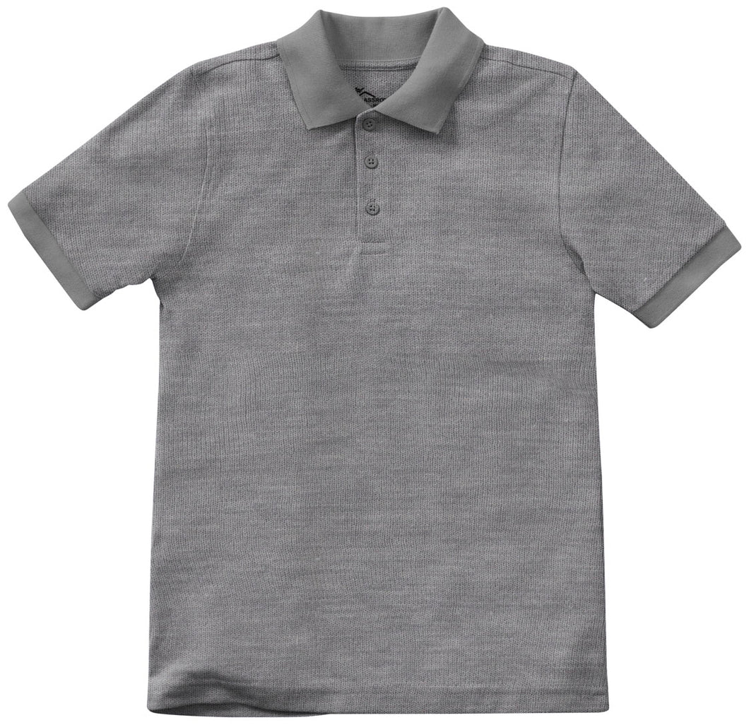 CCS GREY SHORT SLEEVE POLO