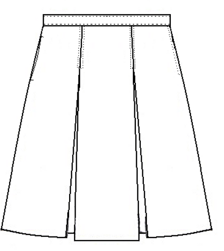 ST. CLEMENT'S  KICK PLEAT PLAID SKIRTS