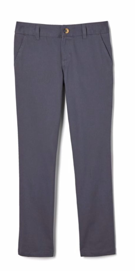GIRLS TWILL DRESS PANT GREY Student Styles GIRLS TWILL DRESS PANT GREY Student Styles