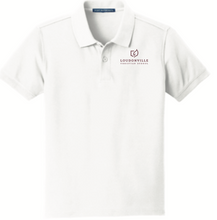 Load image into Gallery viewer, LCS (UPPER SCHOOL GRADES 6-12) POLO SHIRTS- SHORT AND LONG SLEEVES with logo