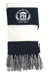 Primary Hall Navy/White Scarf