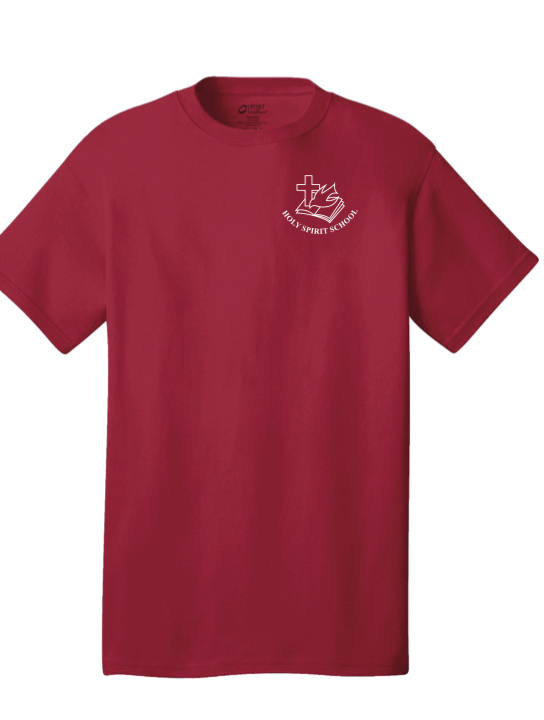 HOLY SPIRIT SHORT SLEEVE RED PE T-SHIRTS