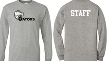 Load image into Gallery viewer, GILROY STAFF T-SHIRTS w/front logo and back STAFF/short and long sleeves (PC55)