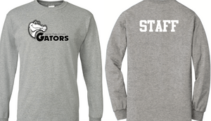 GILROY STAFF T-SHIRTS w/front logo and back STAFF/short and long sleeves (PC55)