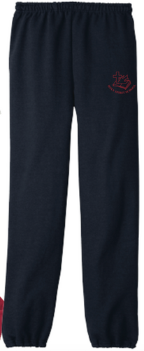 HOLY SPIRIT NAVY PE PANTS WITH LOGO