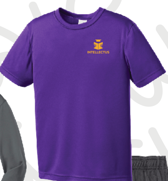Intellectus Prep S/S Dri Fit T PURPLE- FINAL SALE