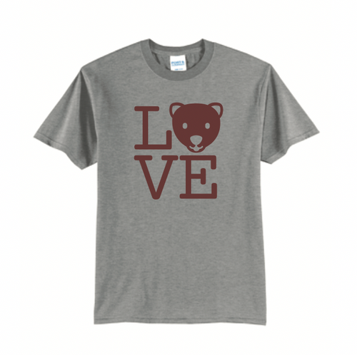 Love S/S GREY COTOTN T-SHIRT