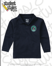 Load image into Gallery viewer, Doane Stuart Long Sleeve Polo Shirt with logo- FINAL SALE