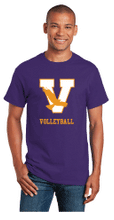 Load image into Gallery viewer, VHS Volleyball Purple Tee with Name/Number (2000)