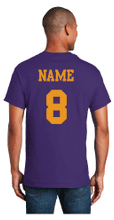 Load image into Gallery viewer, VHS Volleyball Purple Tee with Name/Number (2000)