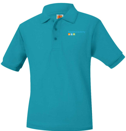 HAVEN ACADEMY SHORT SLEEVE POLO SHIRTS-ADULT SIZES