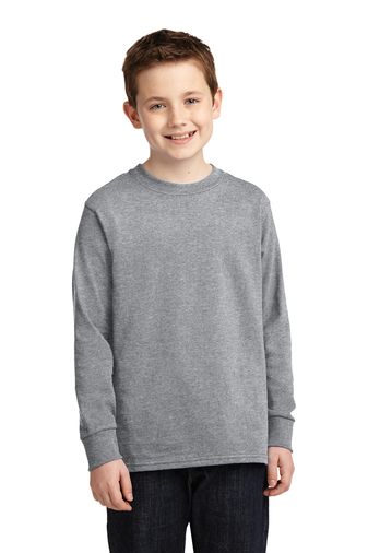 ST. JUDE'S GREY PE LONG SLEEVE T-SHIRTS