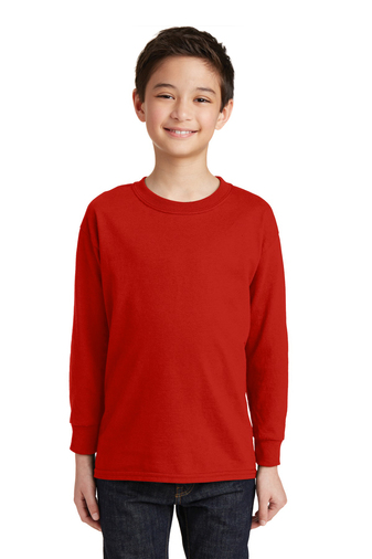 SACRED HEART RED PE LONG SLEEVE T-SHIRTS - FINAL SALE